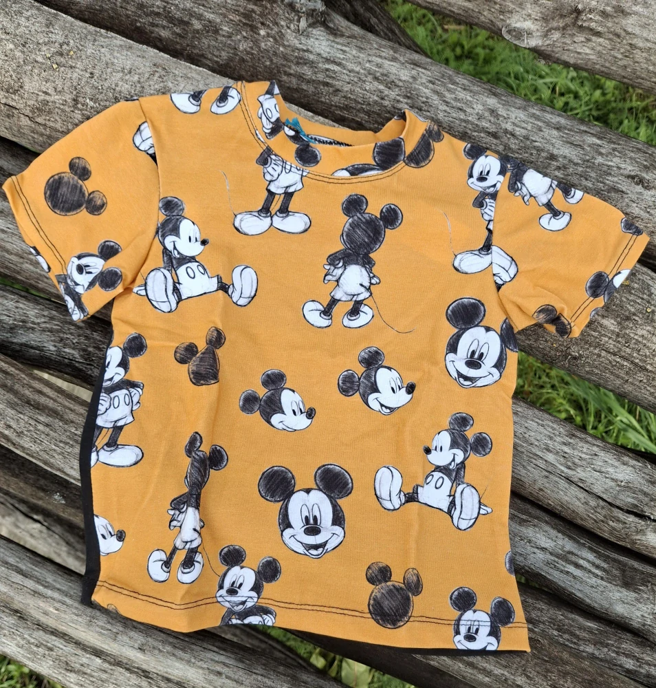 Tričko Mickey oranžové vel.92