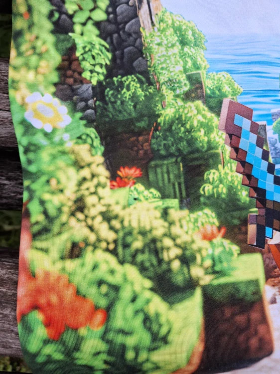 Tričko Minecraft oáza vel.134