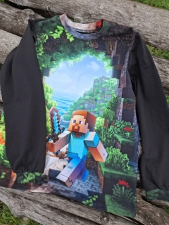 Tričko Minecraft oáza vel.134