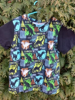 Tričko dino barevné vel.128